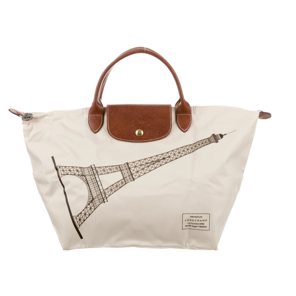 Longchamp Le Pliage Eiffel Tower M Handbag (Limited Edition) - Picture 1 of 17